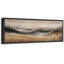 Paysage de prairie brumeuse en montagne, tableau pour salon, impression giclée sur toile encadrée en 3 parties-133594907-133594908