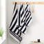 Reversible Stripe Jacquard 100% Cotton Bath Sheet-123584541