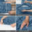 Navy Blue Paisley Queen 6-Piece Set, Made With Ultra-Soft Microfiber For Breathability And Comfort, Featuring 16-Inch Deep Pockets And Oeko-TEX Certification.
