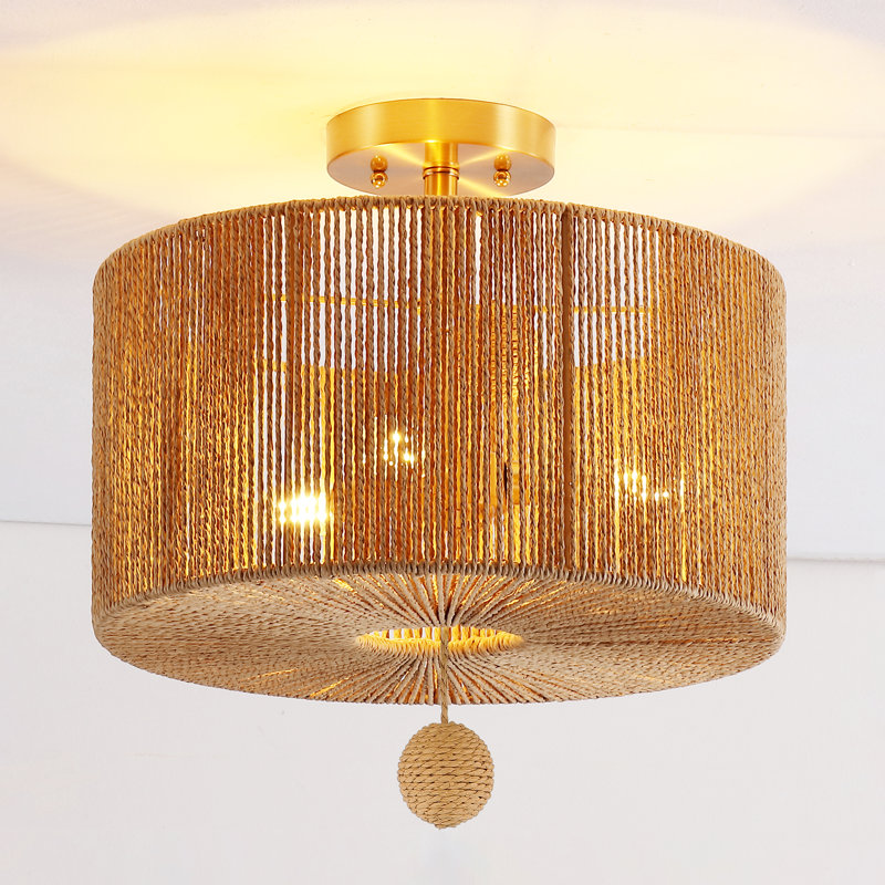 Patrici Paper Semi Flush Mount