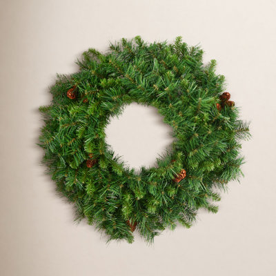 Nauman Artificial Cheyenne Pine Wreath