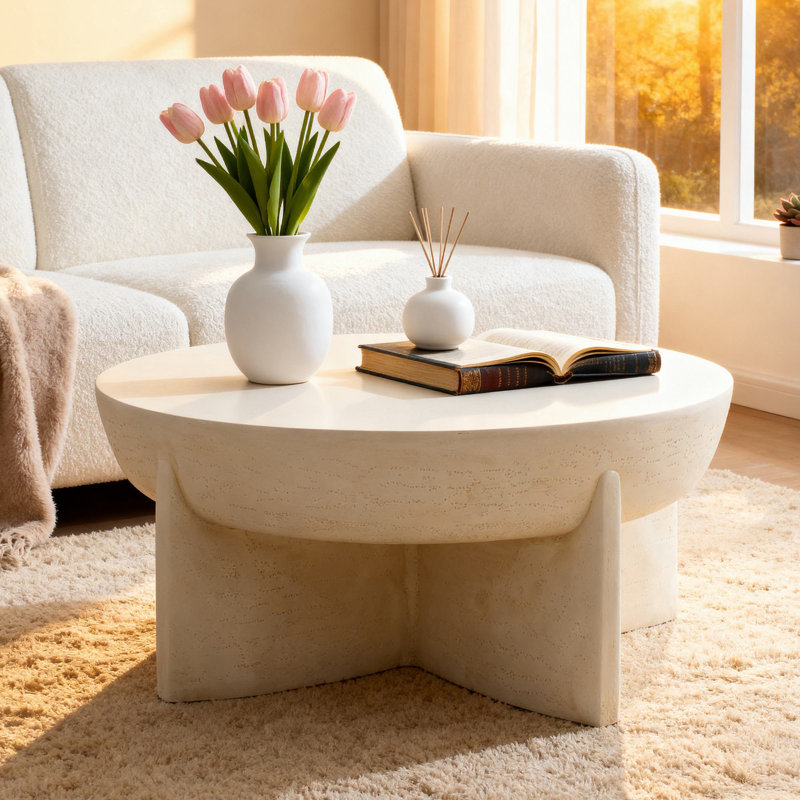 Belvoiry Round Mgo Outdoor Cofffe Table