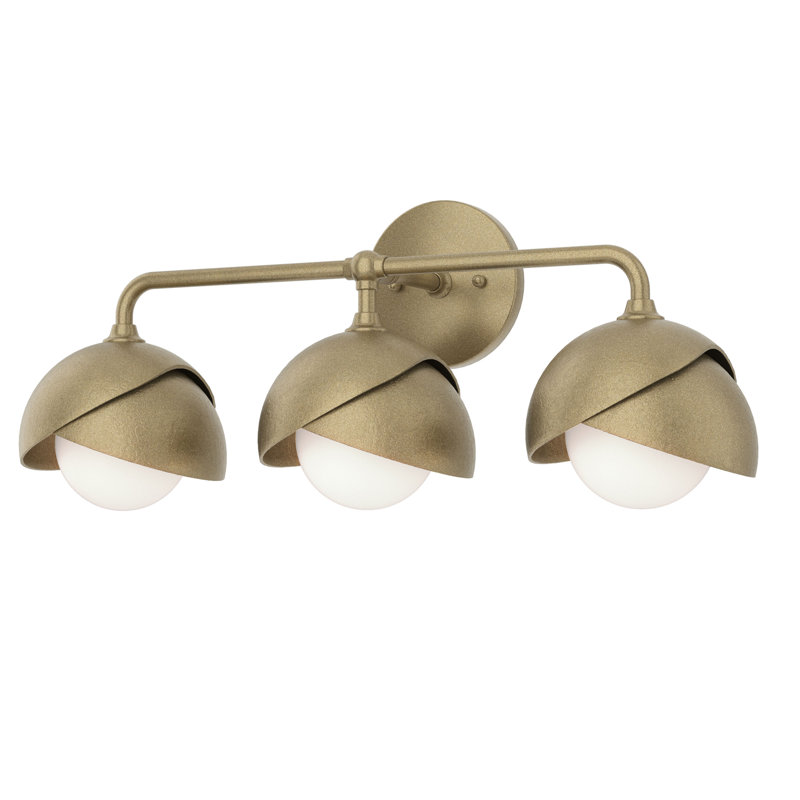 Brooklyn 3 - Light 9.2" Height Dimmable Vanity Light, Soft Gold, Soft Gold