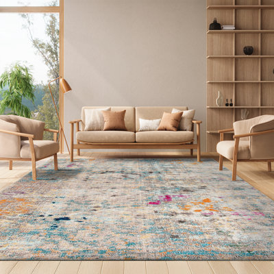 Tapis beige / gris Riccio