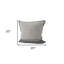 Housse de coussin gris clair et foncé