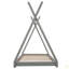 Lit plateforme simple avec structure triangulaire