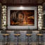 Whiskey Barrel Distributeur - 3 pièces de toile tendue multi-image-188450579