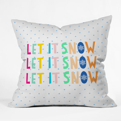 Coussin intérieur / extérieur Let It Snow