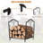 17.5'' W Steel Log Rack