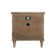 Rahul 28'' Tall 2 - Drawer Nightstand with USB in Brown