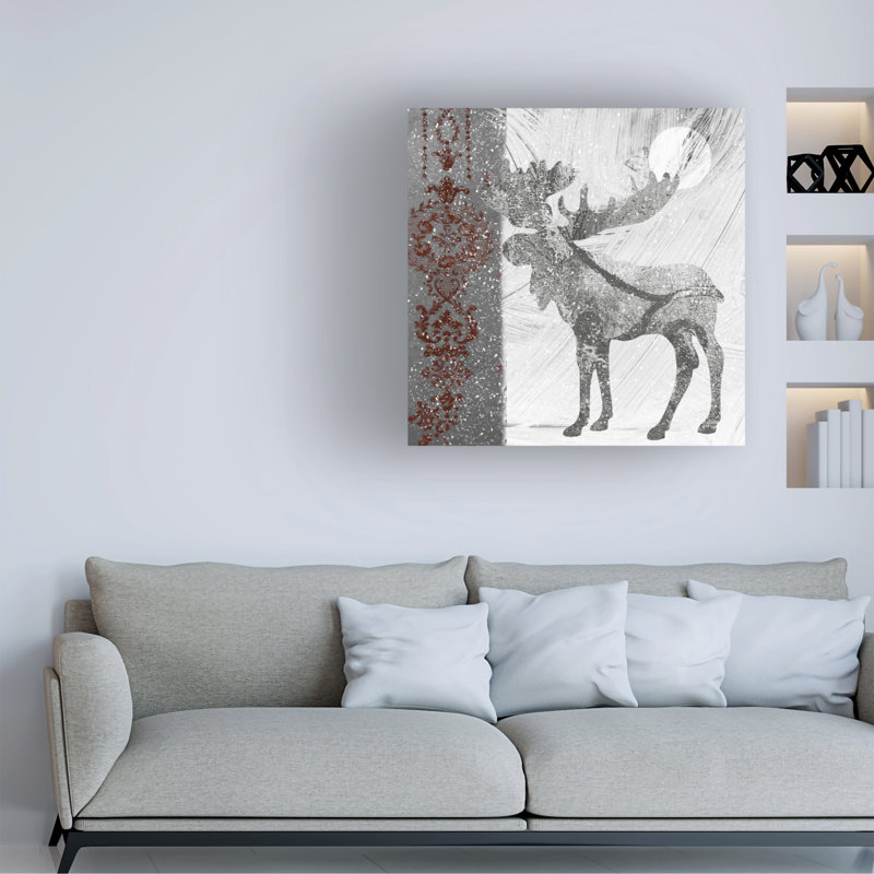 Art sur toile Sasha Silver Moonlight III, 14" H x 14" W