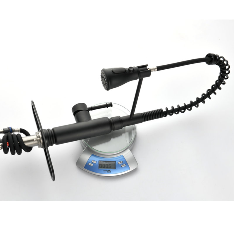 INLE Pull Down Kitchen Faucet, Matte Black