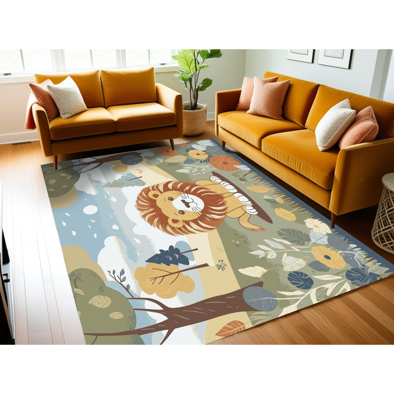 Tapis lavable Indigo, Rectangulaire 2 pi x 3 pi