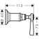AXOR Montreux Volume Control Trim With Lever Handle Valve Trim Only