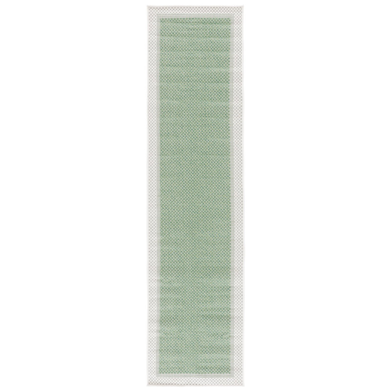 Dildy Performance Machine Washable Checkered Indoor/Outdoor Area Rug, Runner 2' x 8'
