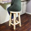 Tabouret de bar rond rond sans dossier