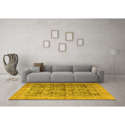Tapis traditionnels jaunes 4406