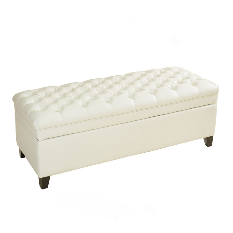 OTTOMAN DE RANGEMENT touffeté (seulement un OTTOMAN)