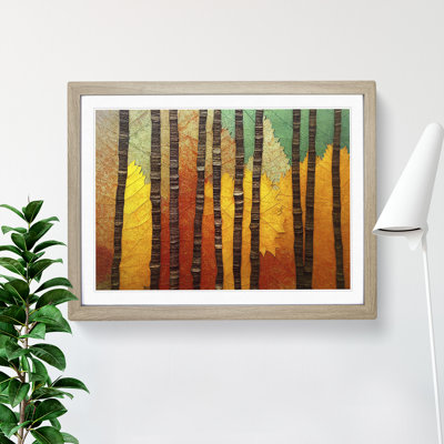 An Incomparable Autumn Forest Abstract - Single Picture Frame Print