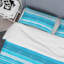 Blue Striped Pattern Polyester Striped Duvet Cover-604688944