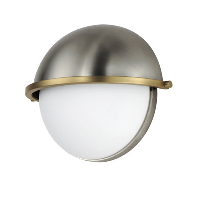 Duke Steel Flush Mounted Sconce