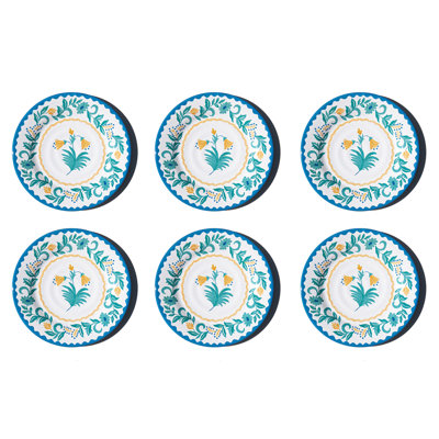 Assiette à salade en mélamine Montelupo NewWave - multicolore - 8,5 po - ensemble de 6