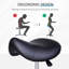 Tabouret à roulettes noir, hauteur réglable, similicuir ergonomique pour des espaces de travail efficaces au spa, salon, massage, tabouret de bureau avec design, bureau relaxant,