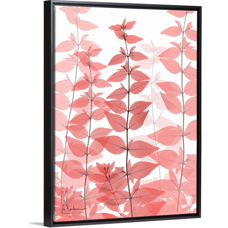 Reproduction d’art sur toile, "abondant Bunch 2" par Albert Koetsier, 42" H x 32" W x 1.75" D, Toile avec cadre noir