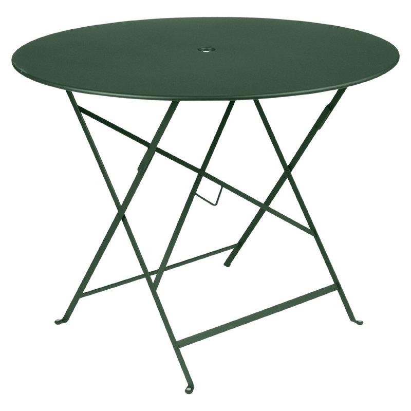 Bistro Outdoor Round Bistro Table, Cedar Green, 29" H x 38" W x 38" L