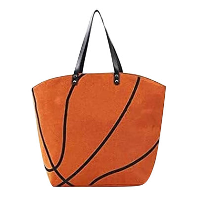 Women's Soccer Canvas Tote Bag,Sports Beach Bag Casual Oversized Practical Bag For Shopping And Work