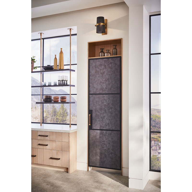 Monogram Premium Column Pair: 24" W Freezer Column + 30" W Refrigerator Column, Panel Ready, No