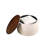 Round Ottoman Set With Storage Round Coffee Table Square Footstool-168705198