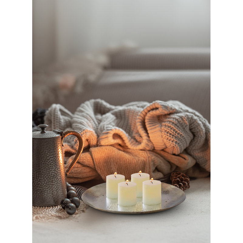 Bougie votive 15 heures Serene Spaces Living, Blanc