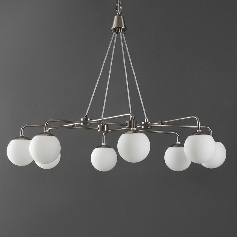 Denneau 8 - Light Dimmable Modern Linear Chandelier