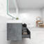 Base de meuble-lavabo mural 60 po avec dessus en acrylique renforcé Noble Moreno-1735985171
