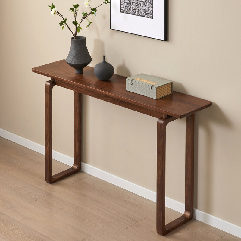 Console de style japonais simple, H 33,5 po x l 63 po x P 12,6 po