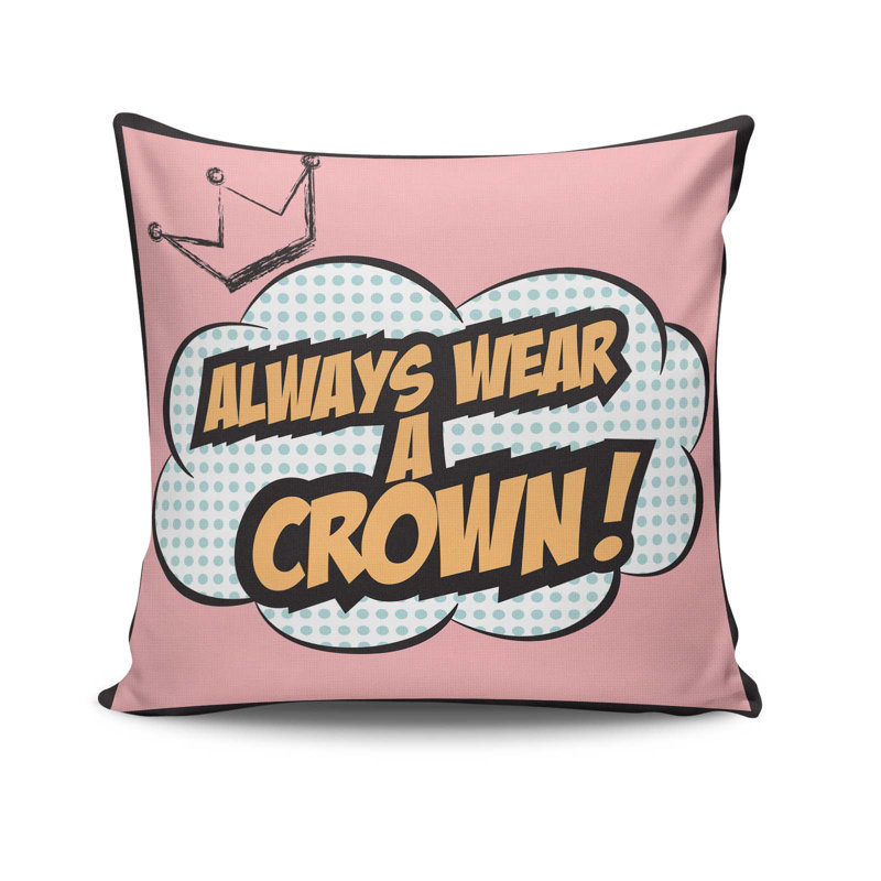 Housse de coussin carré en mélange de coton Ene