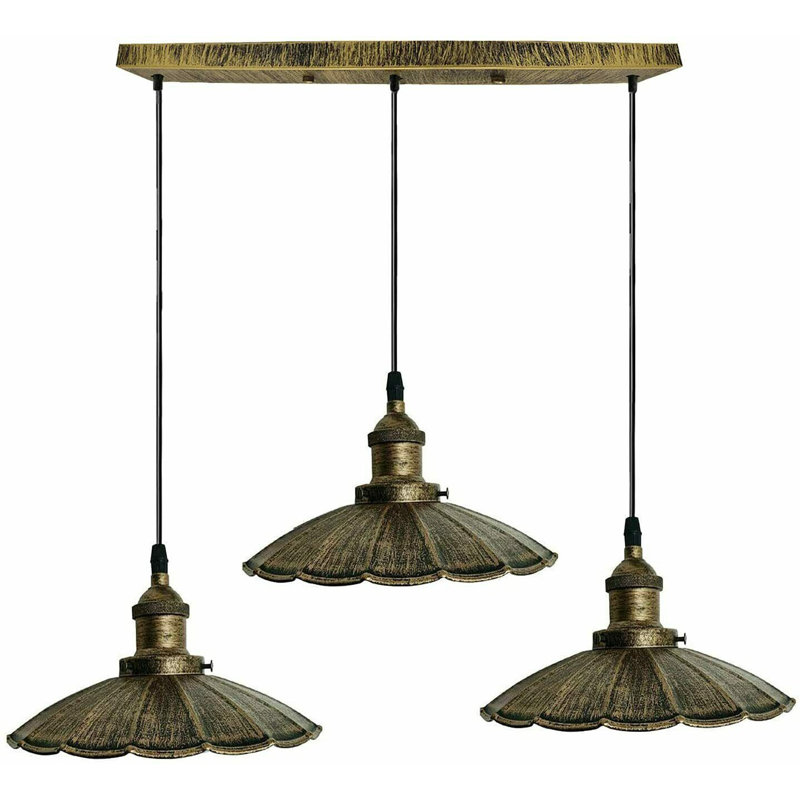 Arturo - Light Kitchen Island Pendant, Brushed Brass