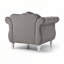 Stylish Dark Grey Transitional Chair