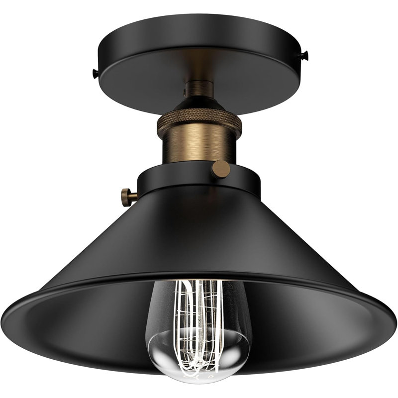 Plafonnier semi-encastré (ampoule non incluse)
