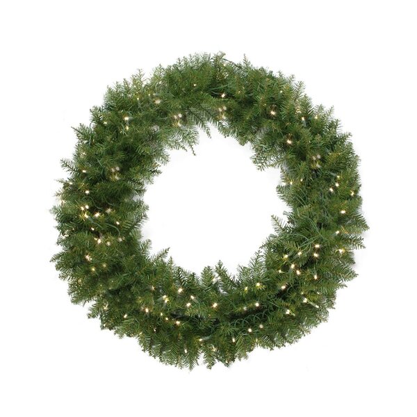 Northlight Pre-Lit Northern Pine LED Artificial Christmas Wreath - 48 ...