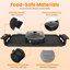 2-in-1 Electric Grill with Hot Pot 2800W Non-Stick Smokeless with 5 Heat Levels for 3-10 People Indoor Outdoor Use