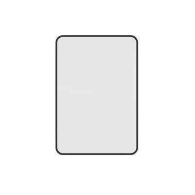Trinity 22 in. x 32 in. Rectangle Radius Mirror