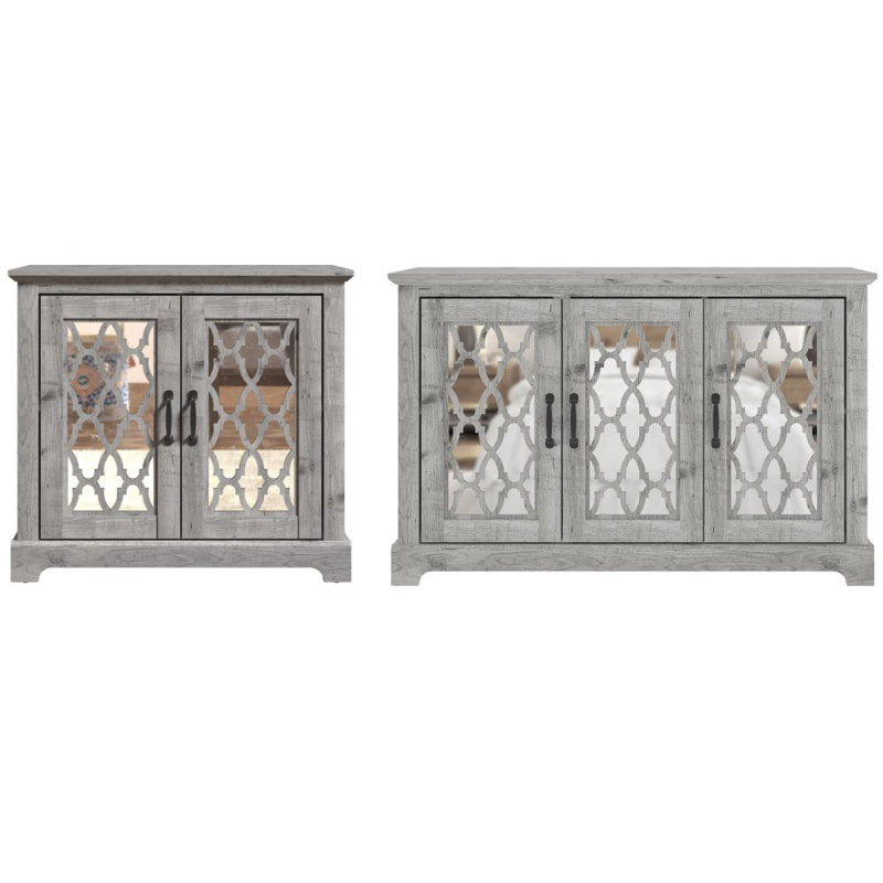 Ensemble de buffet 2 pièces Chessani, Gris mexicain
