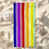 Plancher mince à rayures multicolores