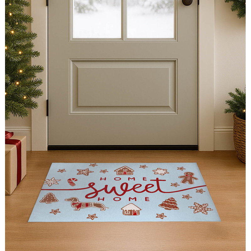 Paillasson Gingerbread, Argent argent, L 60 po x L 84 po