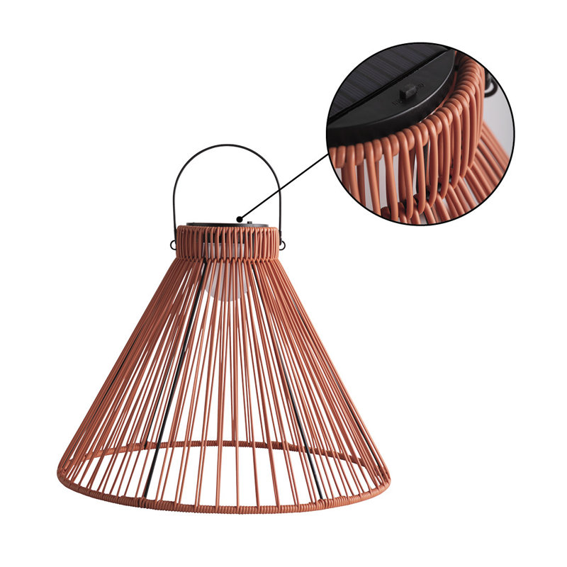 LED Outdoor Hanging Light, Pink