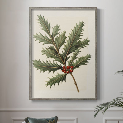 Art des Fêtes de Noël - série 2 - CCLXII, reproduction encadrée - bois massif