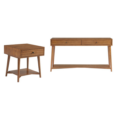 Ensemble de console et table de bout 2 pièces Tamaraia