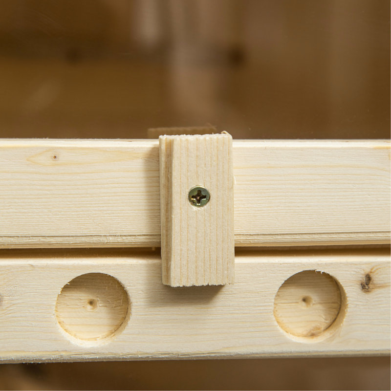 Maison pour 5 hamster en bois avec plateau à charnières et étagère supplémentaire